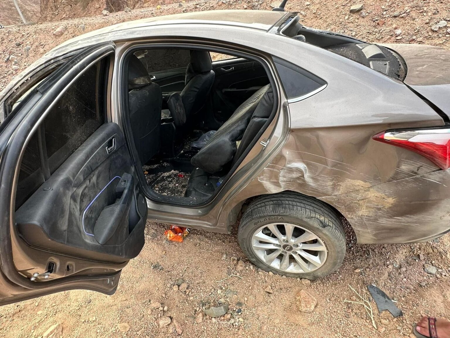 صورة من الحادث