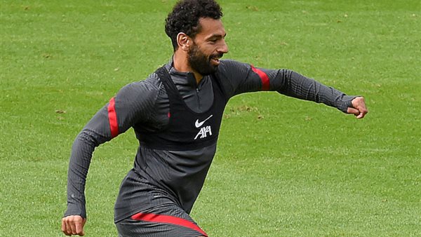 محمد صلاح في تدريبات