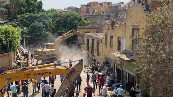 جانب من أعمال الهدم