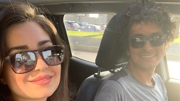 هبة مجدي وزوجها محمد