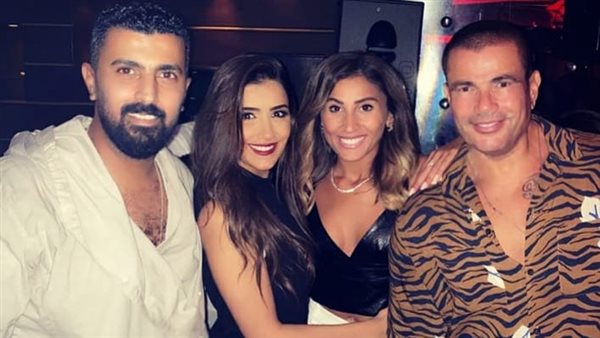 عمرو دياب ودينا الشربينى