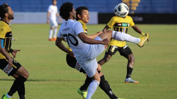 جانب من مباراة الجونة