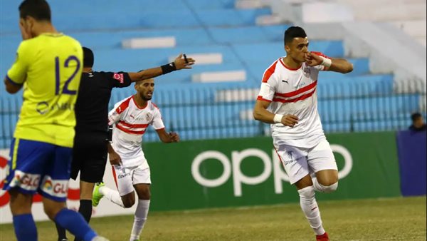جانب من مباراة الزمالك