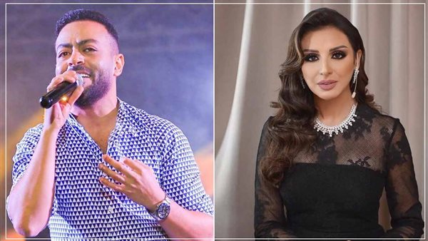 أنغام وتامر عاشور