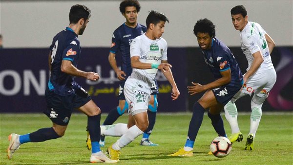 جانب من مباراة بيراميدز