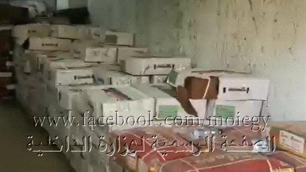 جانب من المضبوطات