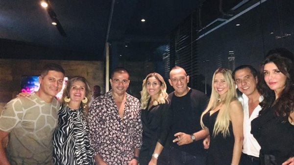 عمرو دياب ودينا الشربيني