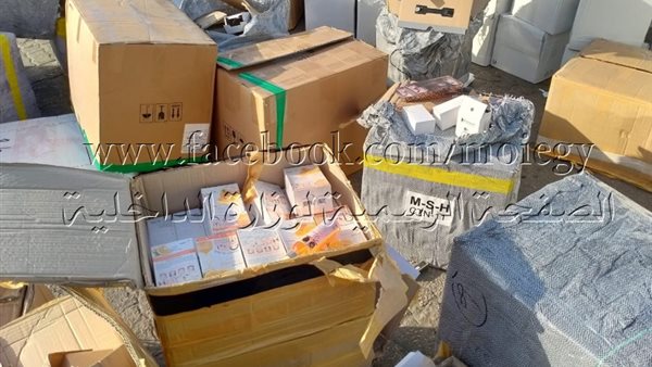 جانب من المضبوطات