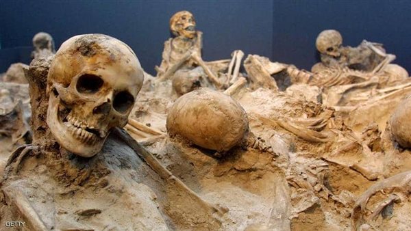 بقايا بشرية من كارثة