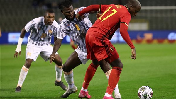 جانب من مباراة بلجيكا