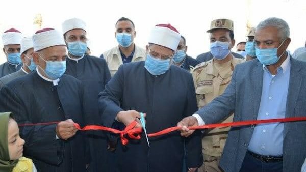 جانب من افتتاح مسجد