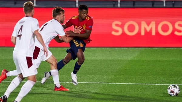 صورة من المباراة