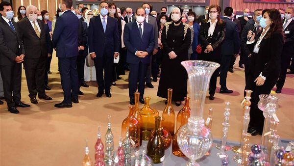 جانب من افتتاح الرئيس