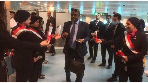 صورة من وصول البعثة