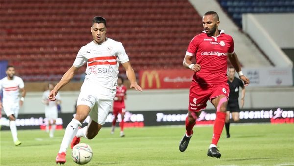 جانب من مباراة الزمالك