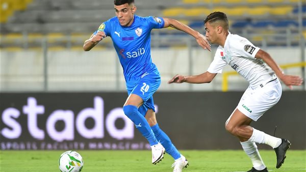 جانب من مباراة الزمالك