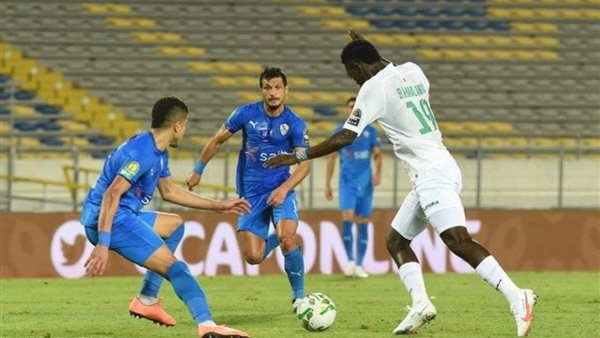 جانب من مباراة الزمالك