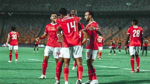 فرحة لاعبي الأهلي