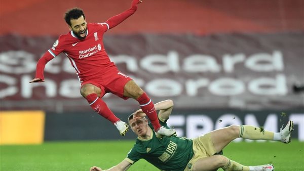 محمد صلاح في مباراة
