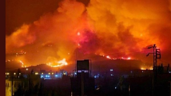 صورة من الانفجار