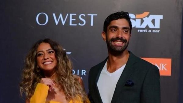 هند عبد الحليم وزوجها