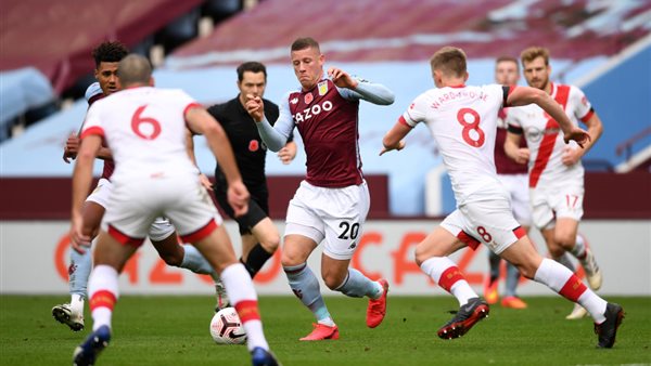 جانب من مباراة أستون