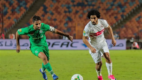 جانب من مباراة الزمالك