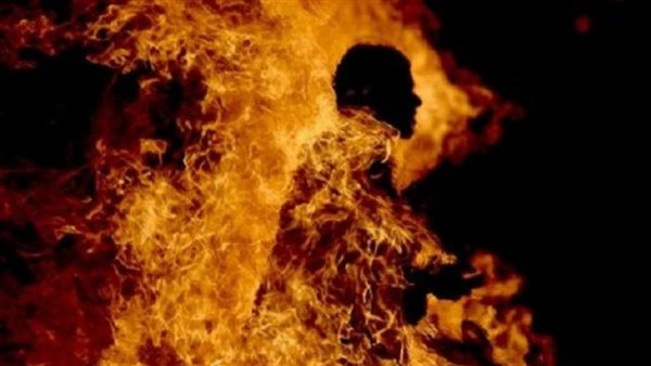 إشعال النيران فى