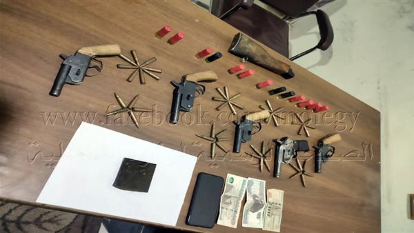 جانب من المضبوطات