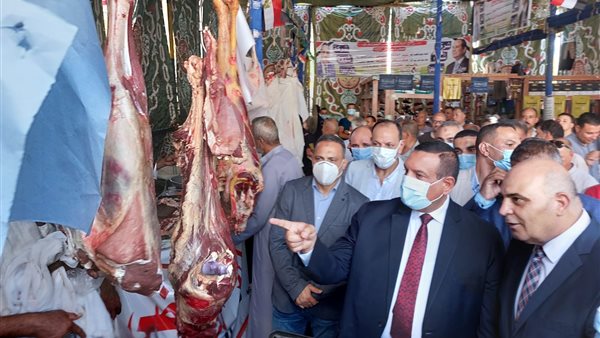 محافظ البحيرة خلال