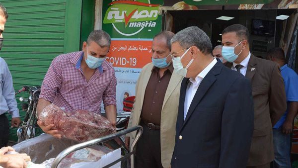 محافظ المنيا خلال