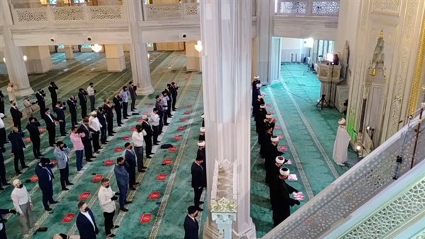 صلاة العيد في موسكو