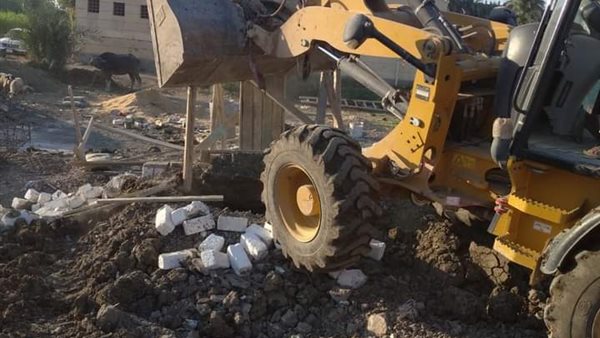 جانب من ازالة التعديات