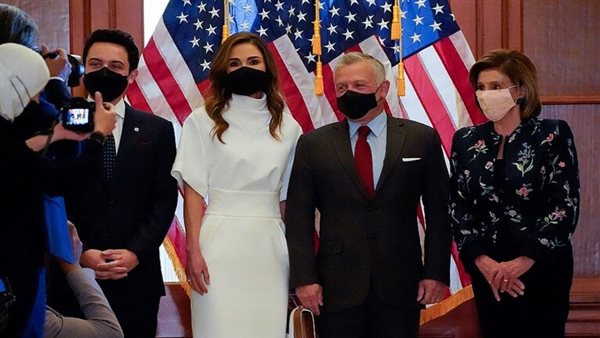 ملك الاردن وزوجته