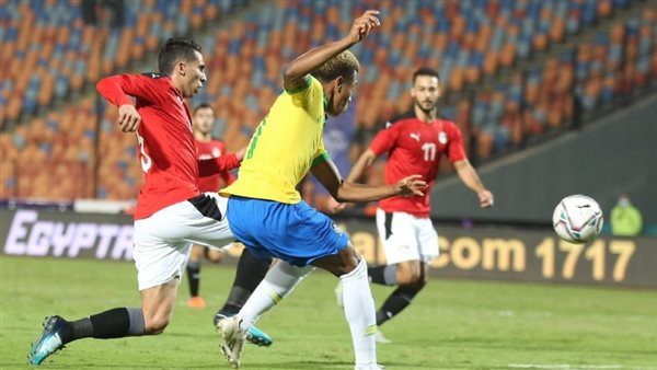 جانب من مباراة ودية