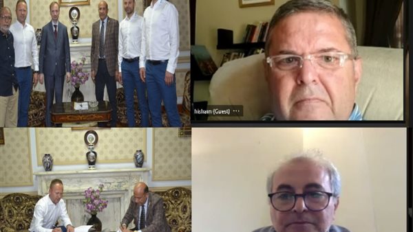 خلال توقيع البروتوكول