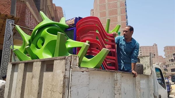 جانب من رفع الاشغالات