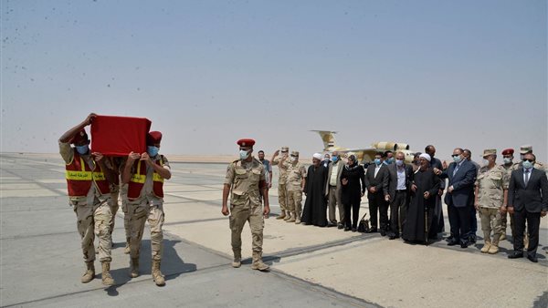 جانب من الجنازة العسكرية