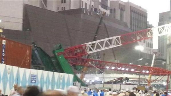 حادث سقوط رافعة الحرم