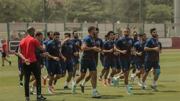 جانب من مران الاهلى