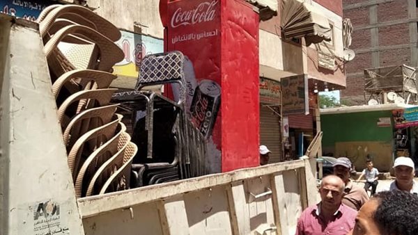 جانب من رفع الاشغالات