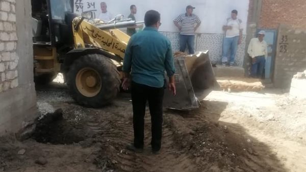 جانب من ازالة التعديات