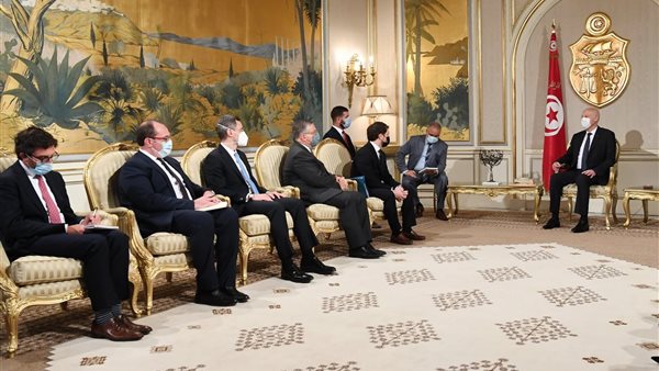 استقبال الرئيس التونسي