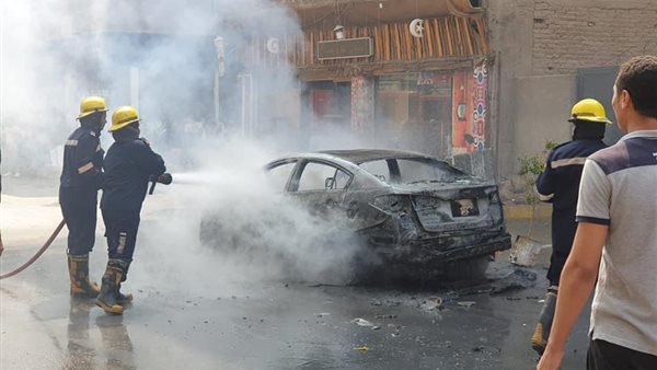 السيارة المحترقة