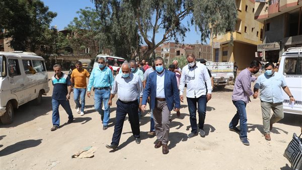 محافظ المنوفية خلال