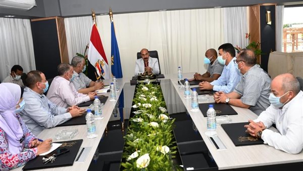 محافظ أسوان خلال