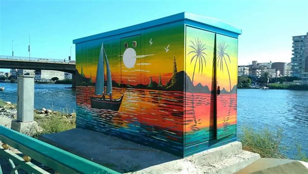 تلوين اكشاك الكهرباء