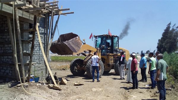 جانب من حملة الازالات