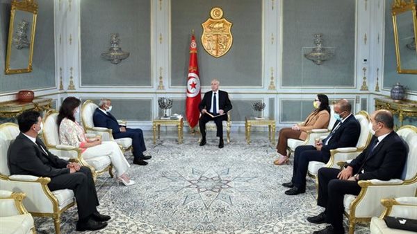 جانب من لقاء الرئيس