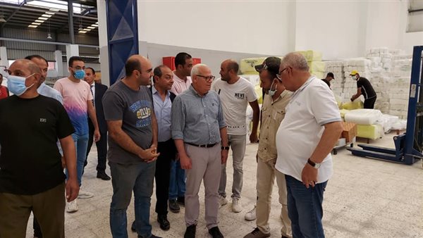 محافظ بورسعيد خلال